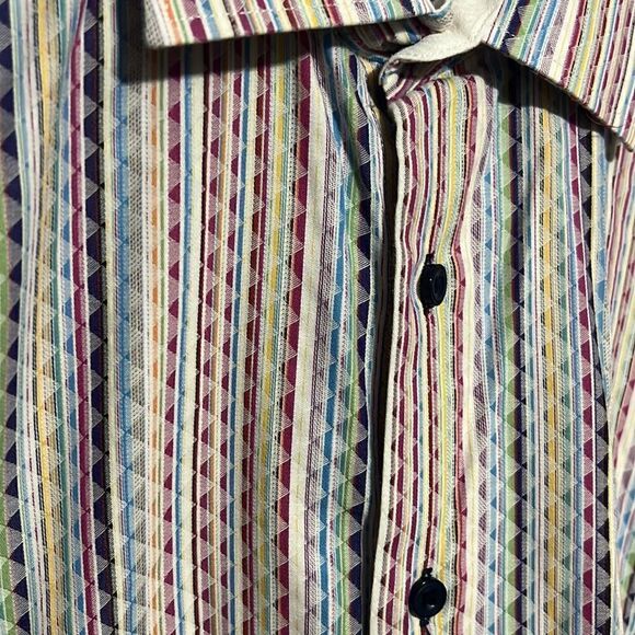 🔥🔥 CUADRA STPLE LEGACY High End Quality Button Down Shirt - PERFECT - Sz Lg - Picture 6 of 11
